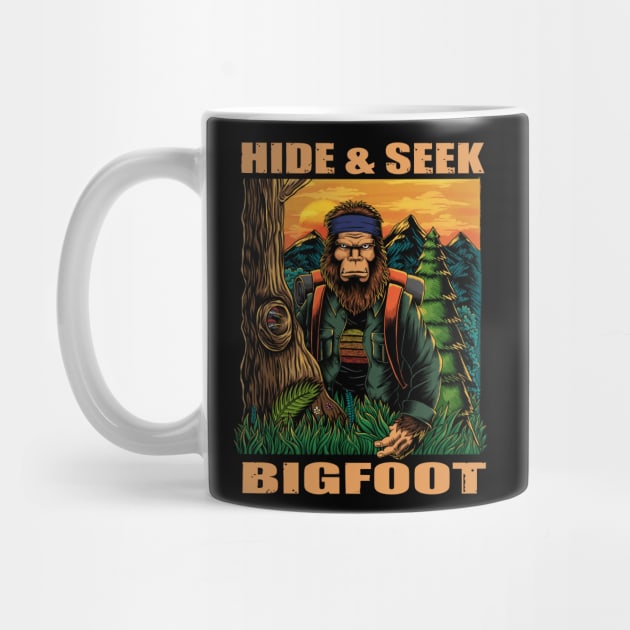 Bigfoot hide and seek hiking by Andypp